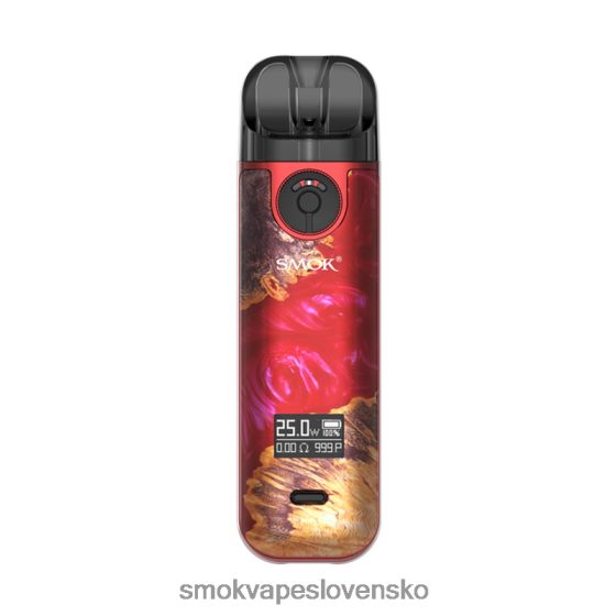 SMOK Vape Near Me - SMOK NOVO 4 súprava T00D4D229 červené stabilizačné drevo